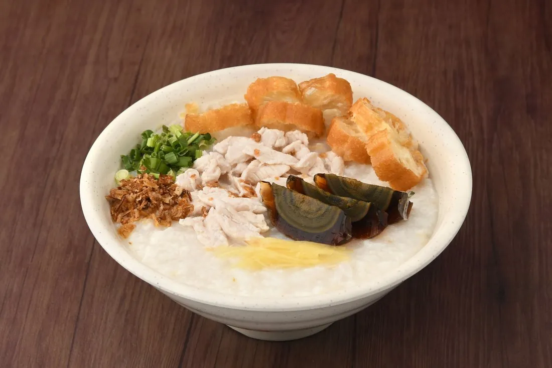 Chicken and Century Egg Porridge